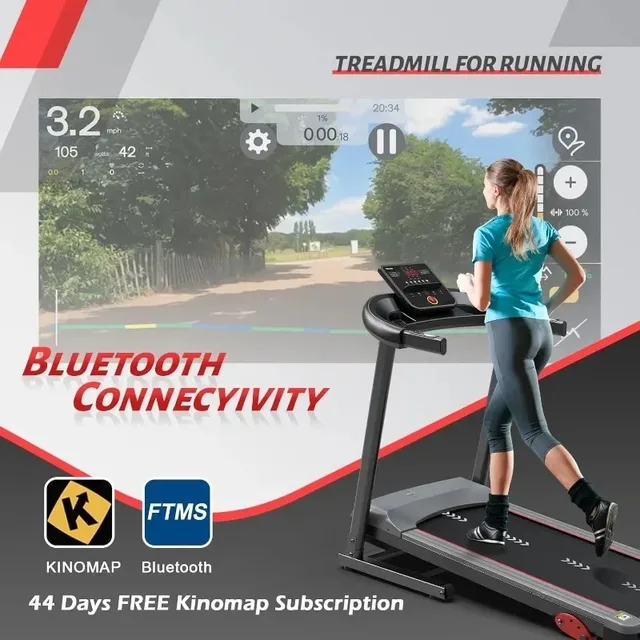 Incline Sportstech Treadmill F37 Treadmill With Incline Foldable