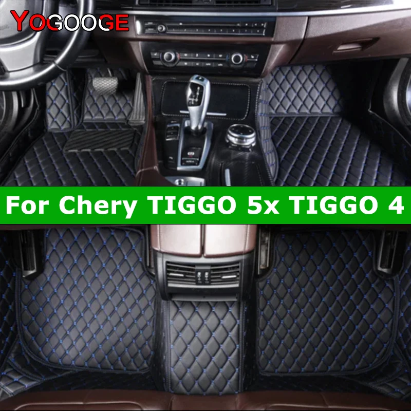 

YOGOOGE Custom Car Floor Mats For Chery Tiggo 5x Tiggo4 Auto Carpets Foot Coche Accessorie