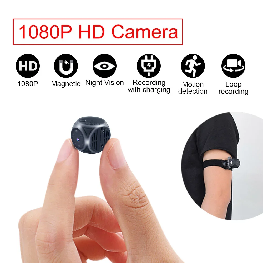 1080P Hd Mini Telecamera Wifi Wireless Night Vision Indossabile Body Cam Home Monitor Magnetico Videoregistratore Di Sorveglianza Di Sicurezza