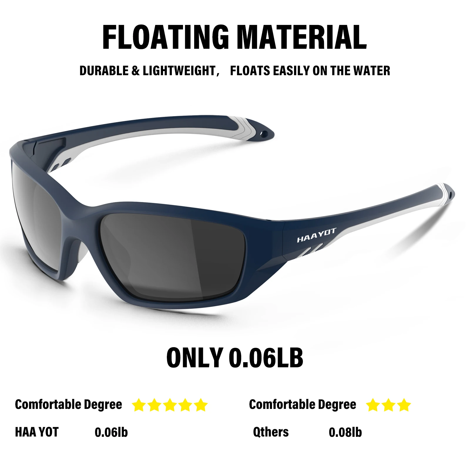 SUUKAA Floating Sunglasses Polarized UV400 Lightweight Fishing Glasses For Men Women Driving Golf Running Cycling Glasses polarized sunglasses fishing sunglasses