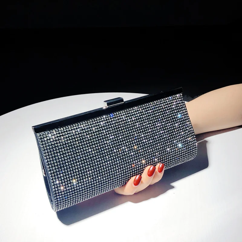 New annual meeting dinner bag banquet ladies clutch evening dress with diamond small bag for women