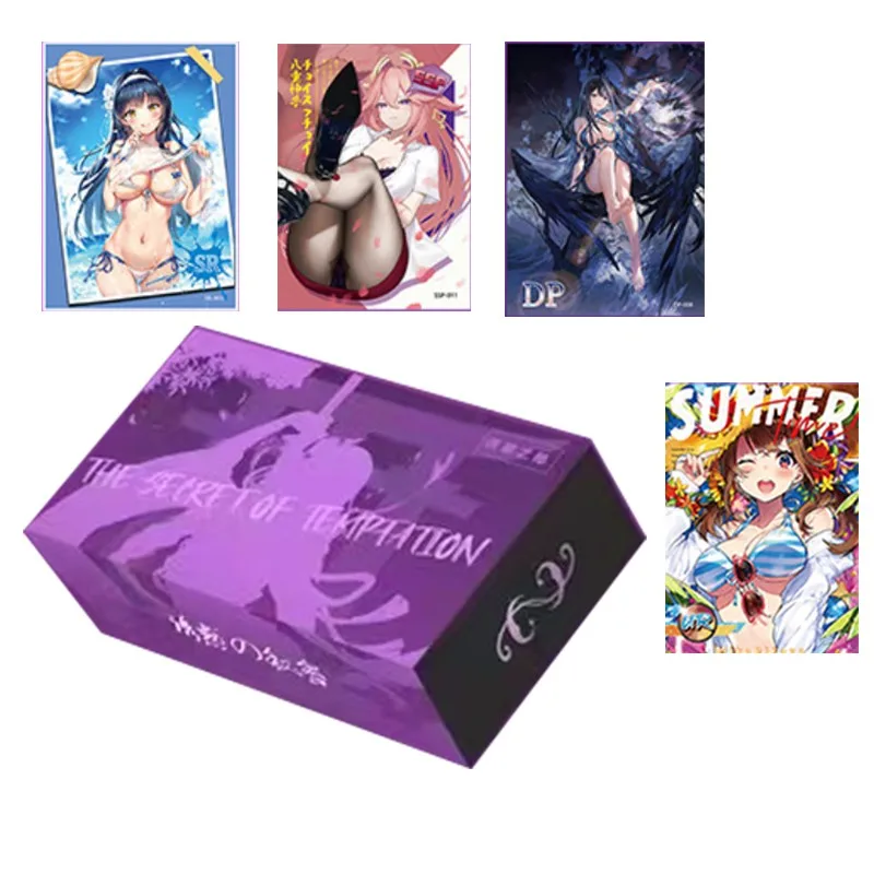 

New Goddess Story Collection Cards The Secret of Temptation Booster Box Anime Girl Swimsuit Bikini Doujin Toys And Hobbies Gift