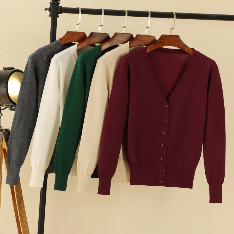 Veste Femme Mi Saison, Cardigan Femme Grande Taille Gilet Couleur Unie Manteau Automne Veste Avec Bouton Pull Manches Longue Pulls Tricot Manteaux Ouverte Devant Manteau Protection Solaire Veste