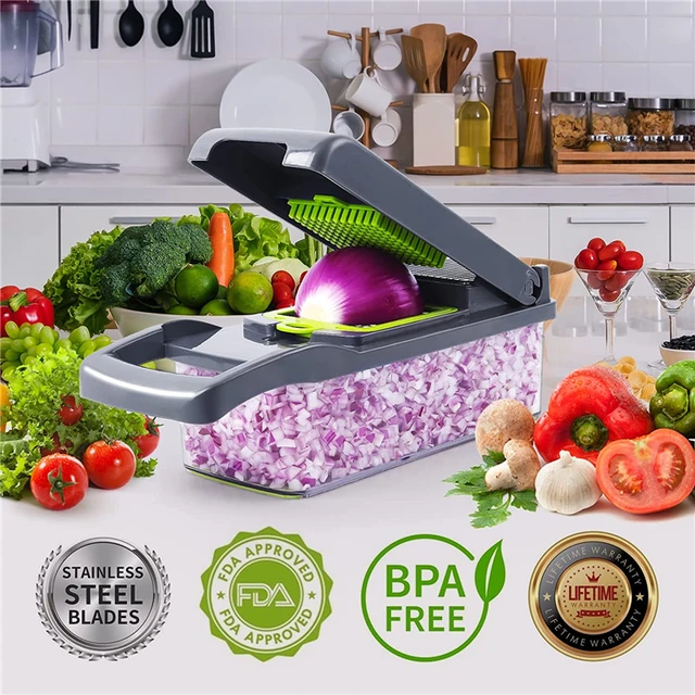 Buy Wholesale China Onion Cutter Vegetable Chopper Mandoline Slicer  Multipurpose Vegetable And Fruit Chopper Cutter For Kitchen Vegetable  Grater & Onion Cutter at USD 3.68