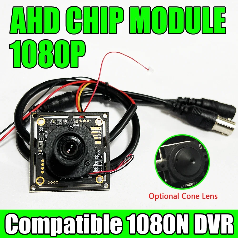 4in1 3000TVL 1.8mm Fish-Eye Lens Large 1080P Mini Cctv Chip Module AHD Camera Set Complete Monitoring Circuit Board Compatible