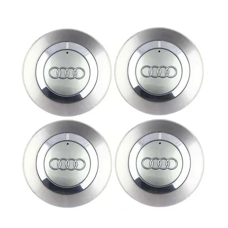4Pcs Car Rim Cover Wheel Hub Caps for Audi A3 A4 A5 A6 S6 S8 TT A8 Quattro
