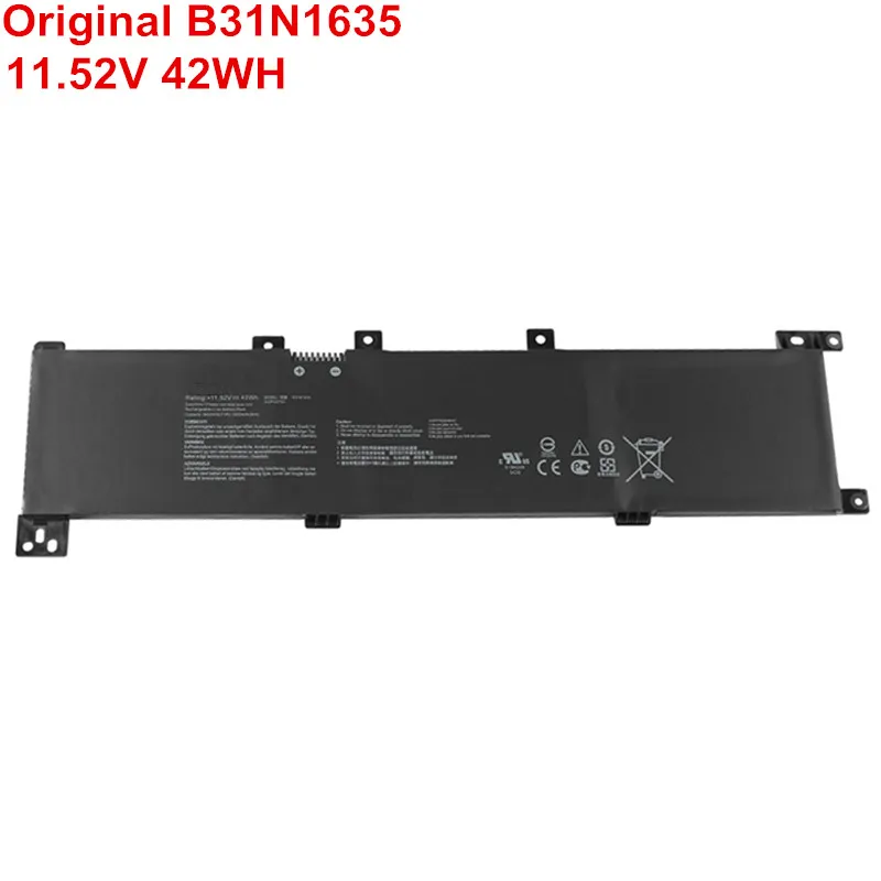 B31N1635 Batterij voor Asus VivoBook 17 X705 F705 M705 N705 A705 R702 X705U X705UA X705UB X705UF X705UV X705M X705MA X705MB X705Q X705QA M705B M705BA F705M F705MA F705U F705UA F705Q F705QA A705UA B31N1635 Batterij voor Asus VivoBook 17 X705 F705 M705 N705 A705 R702 X705U X705UA X705UB X705UF X705UV X705M X705MA X705MB X705Q X705QA M705B M705BA F705M F705MA F705U F705UA F705Q F705QA A705UA