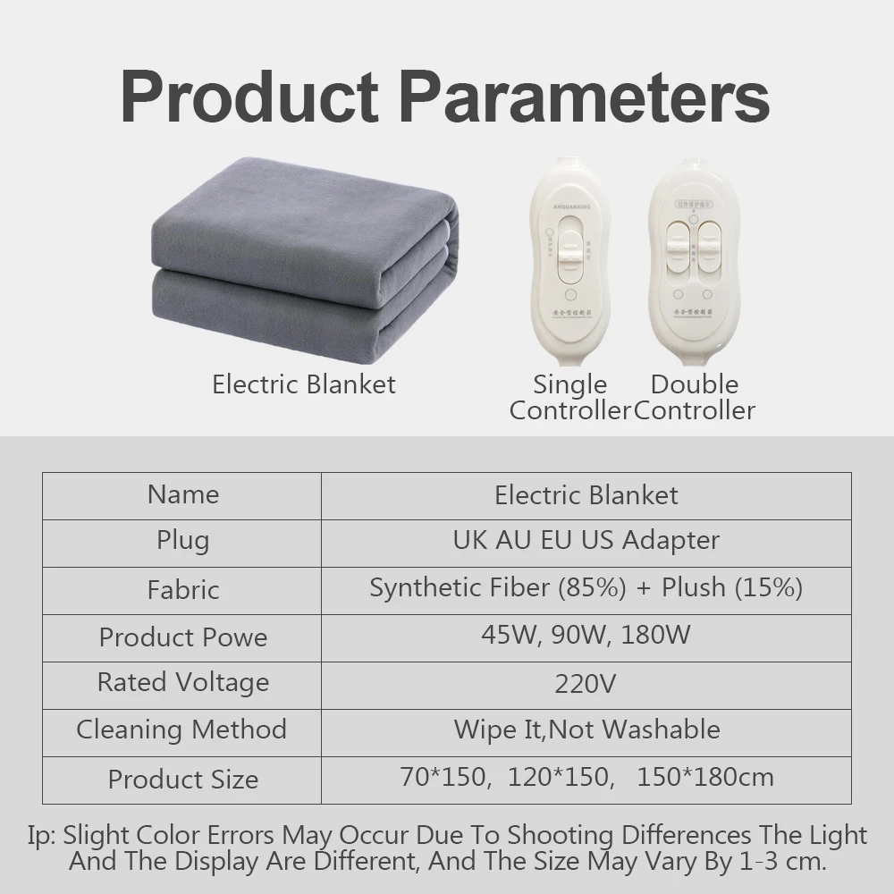 110v/220v Heated Blanket Electric Throw 150/120/70cm Heating Electric Blanket Heat Over-heat Protection CE Certification electric heating blanket electric heating pad heating sleeping mat