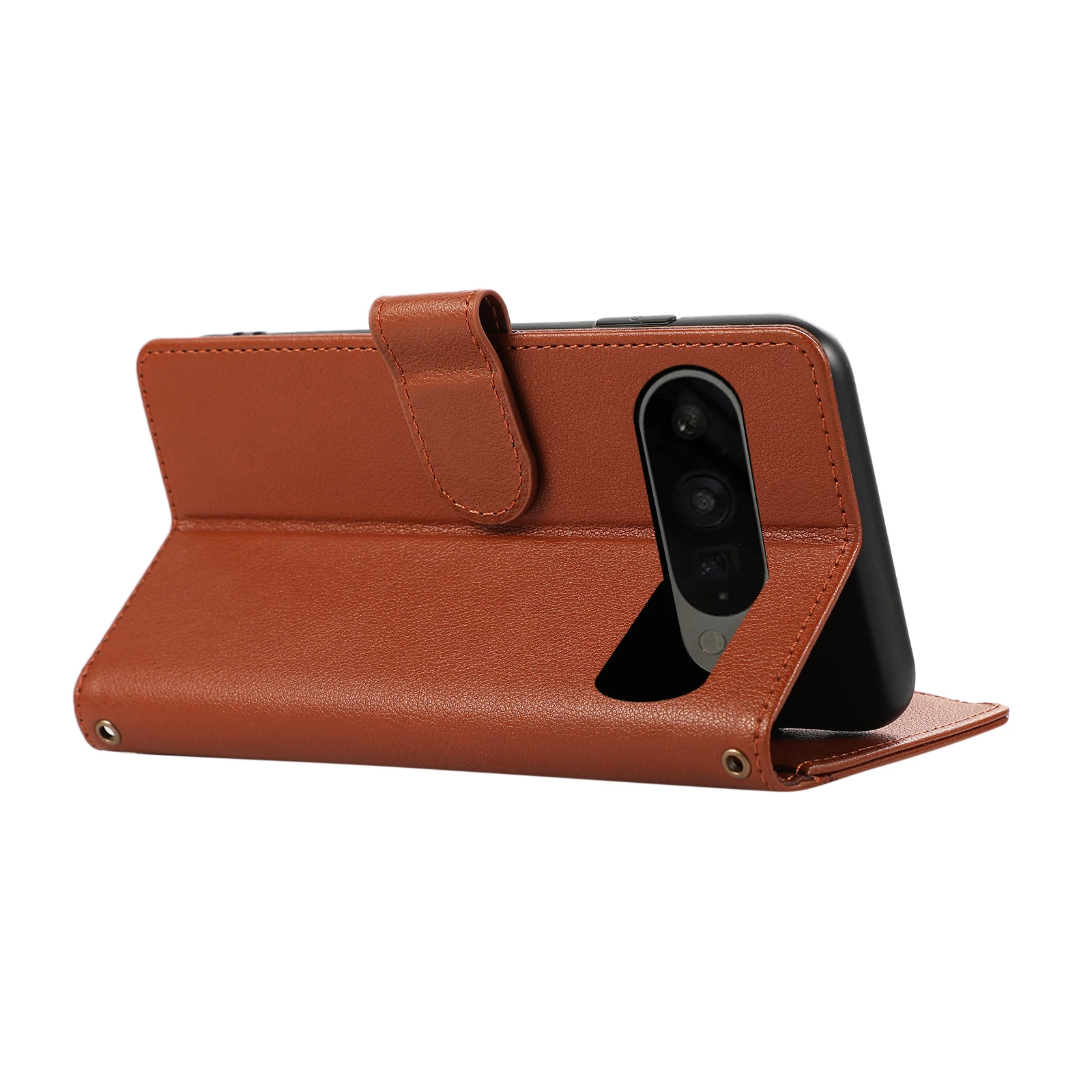Leather Wallet Phone Case with Stand & Card Cash Pockets