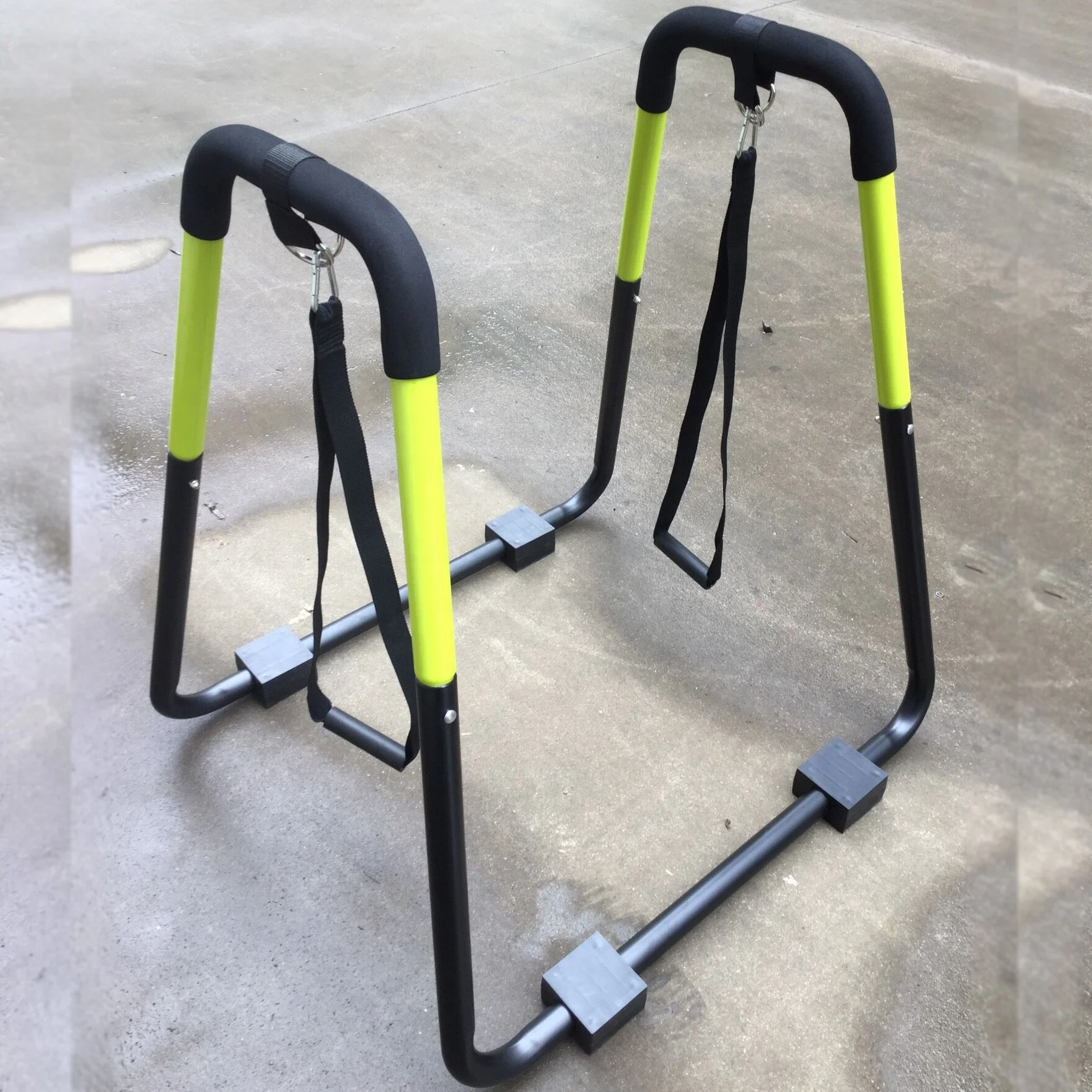 Strength Trainer Home Gym Equipment Paralle Dip Bar Pull up Push Ups Stands Tricep Muscle Exerciser Calisthenics