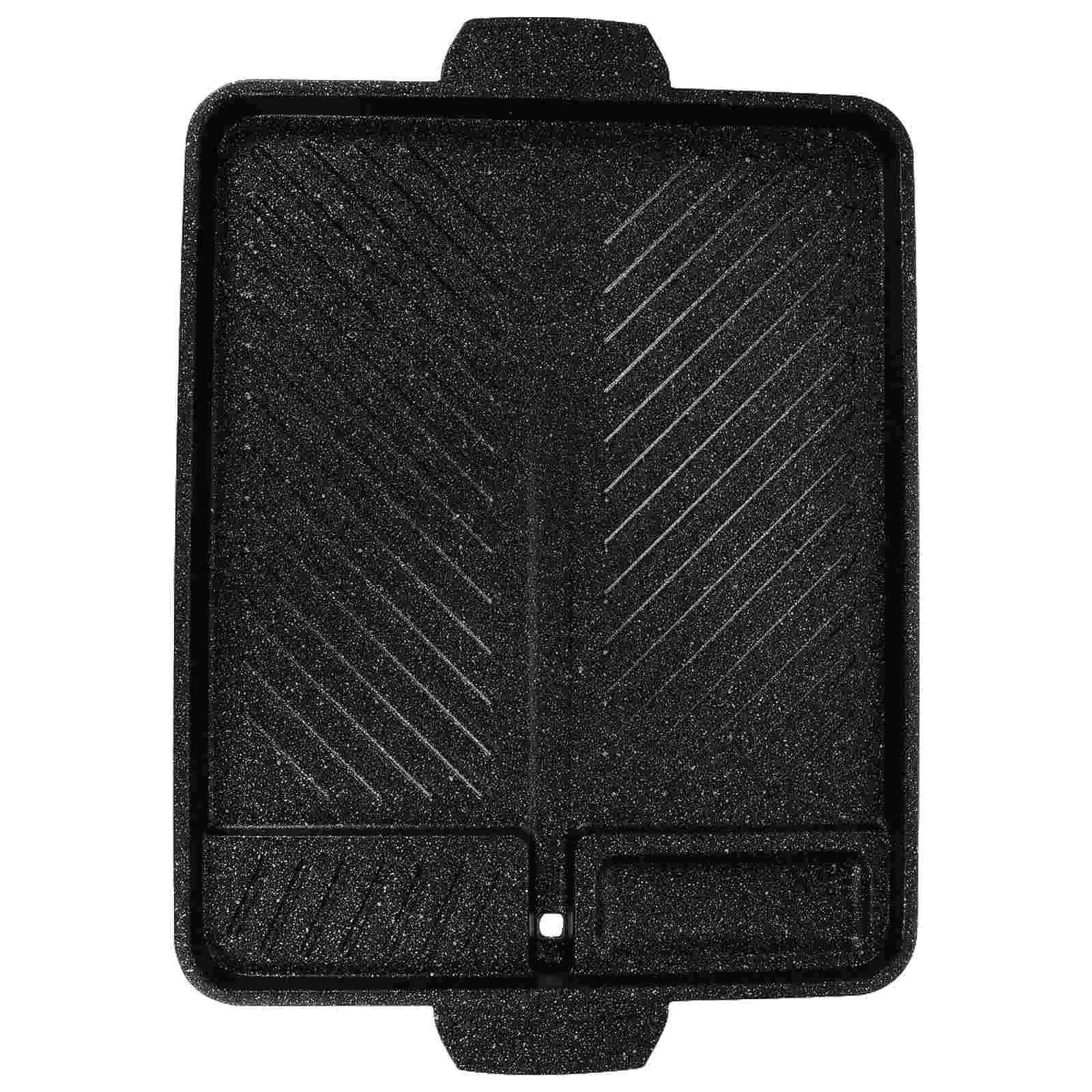 

Grill Pan for Camping Household BBQ Pan Vegetable Meat Grill Pan Practical Grill Tray