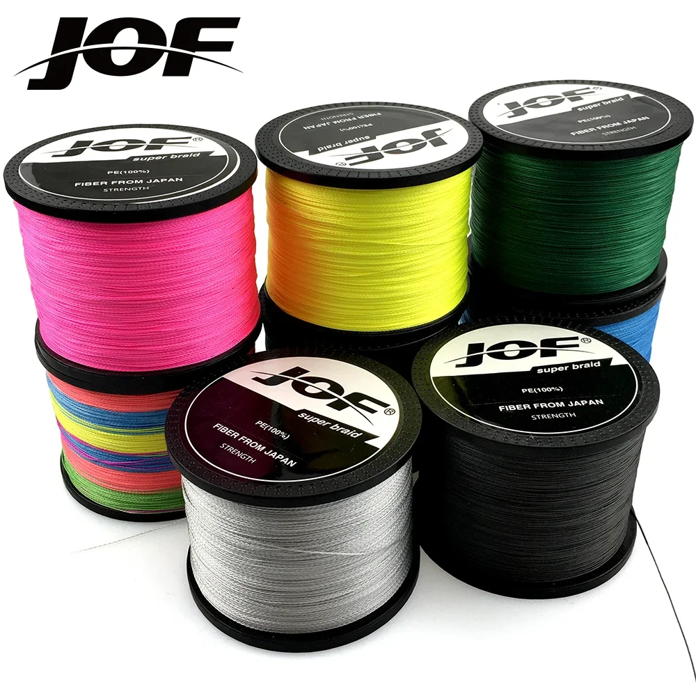 JOF Fishing Line 1000M 500M 300M 100M 8 Strands 4 Strands PE