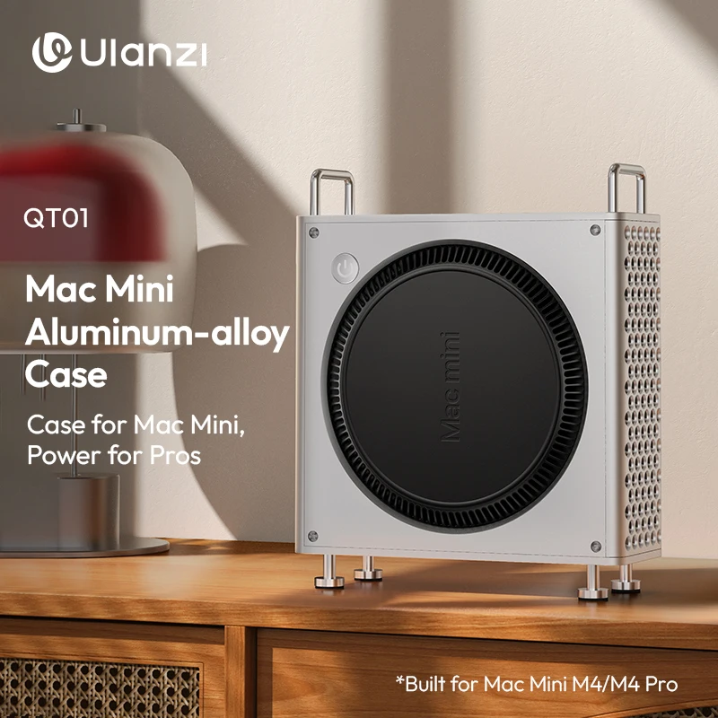 Ulanzi Mac mini M4用アルミケース Ulanzi QT01 Mac Mini 用アルミ合金ケース