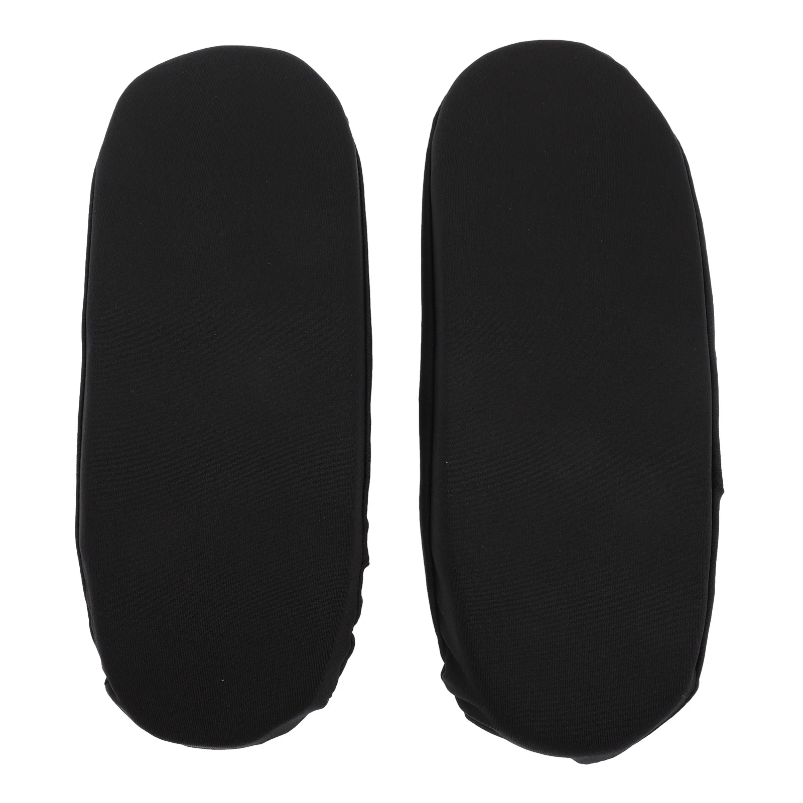 

2 Pcs Chair Arm Cover Black Armrest Cushion Various Pillow Cloth Pad Office Pads Elbow Game