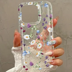 Floral Patterned Clear Phone Case with Simple Design - Oppo A7 4G (QN - QN286L2501a1)