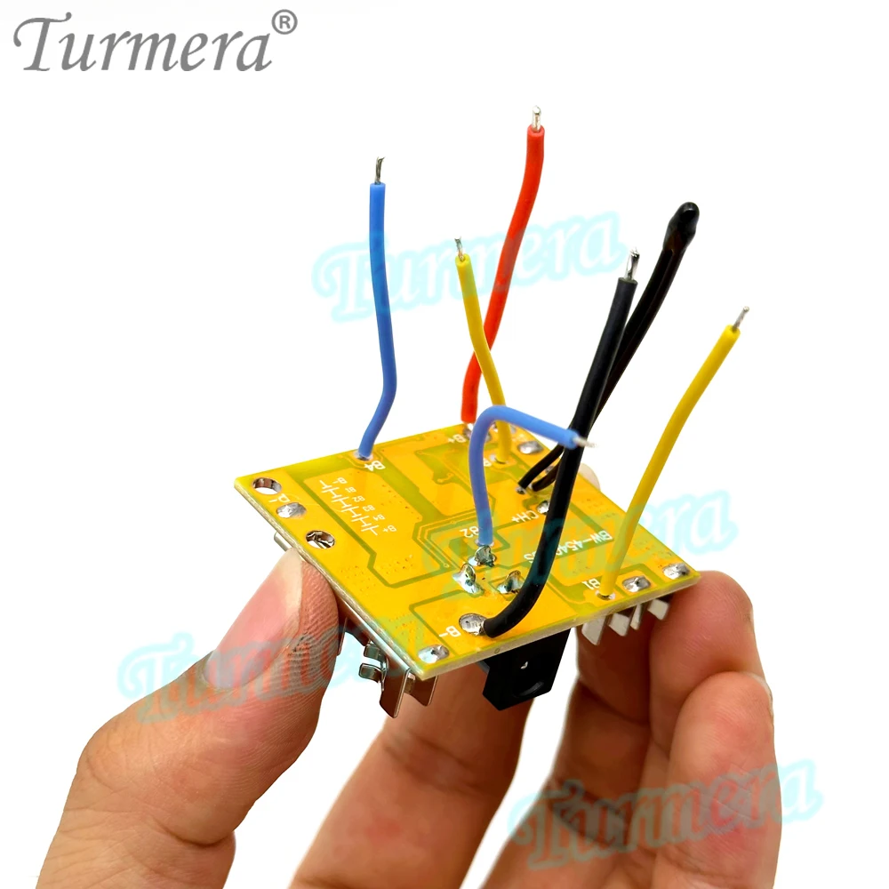 Turmera 18V 21V 50A BMS Lithium Battery Protection Board 5S Balancer Displayer for 20V Electric Drill Screwdriver Batteries Use