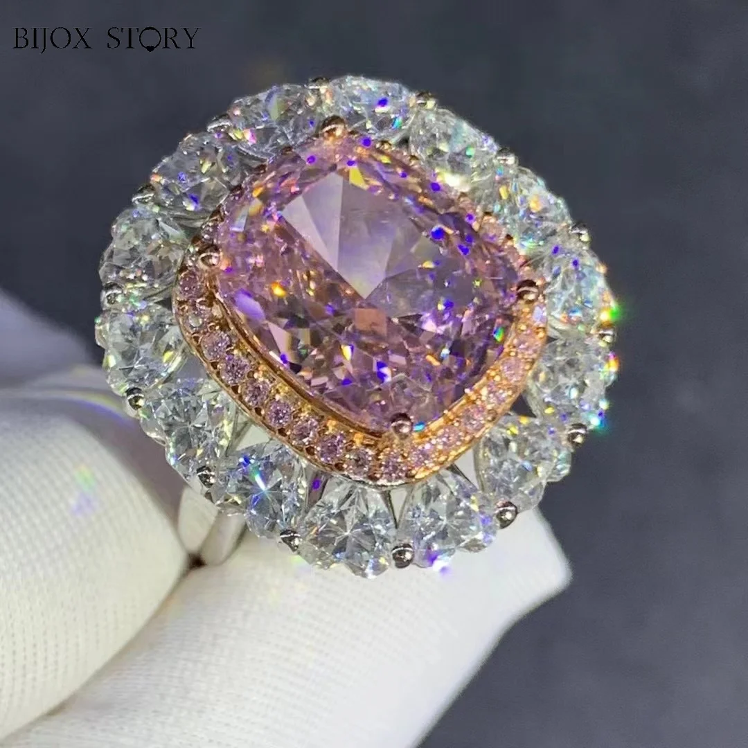 

100% искусственное серебро 3EX обручальное кольцо 6CT VVS жёлтого цвета с муассанитом