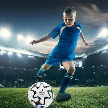 Newest Soccer Ball Standard Size 5 Size 4 Machine-Stitched Football Ball PU Sports League Match Training Balls Futbol Voetbal 3