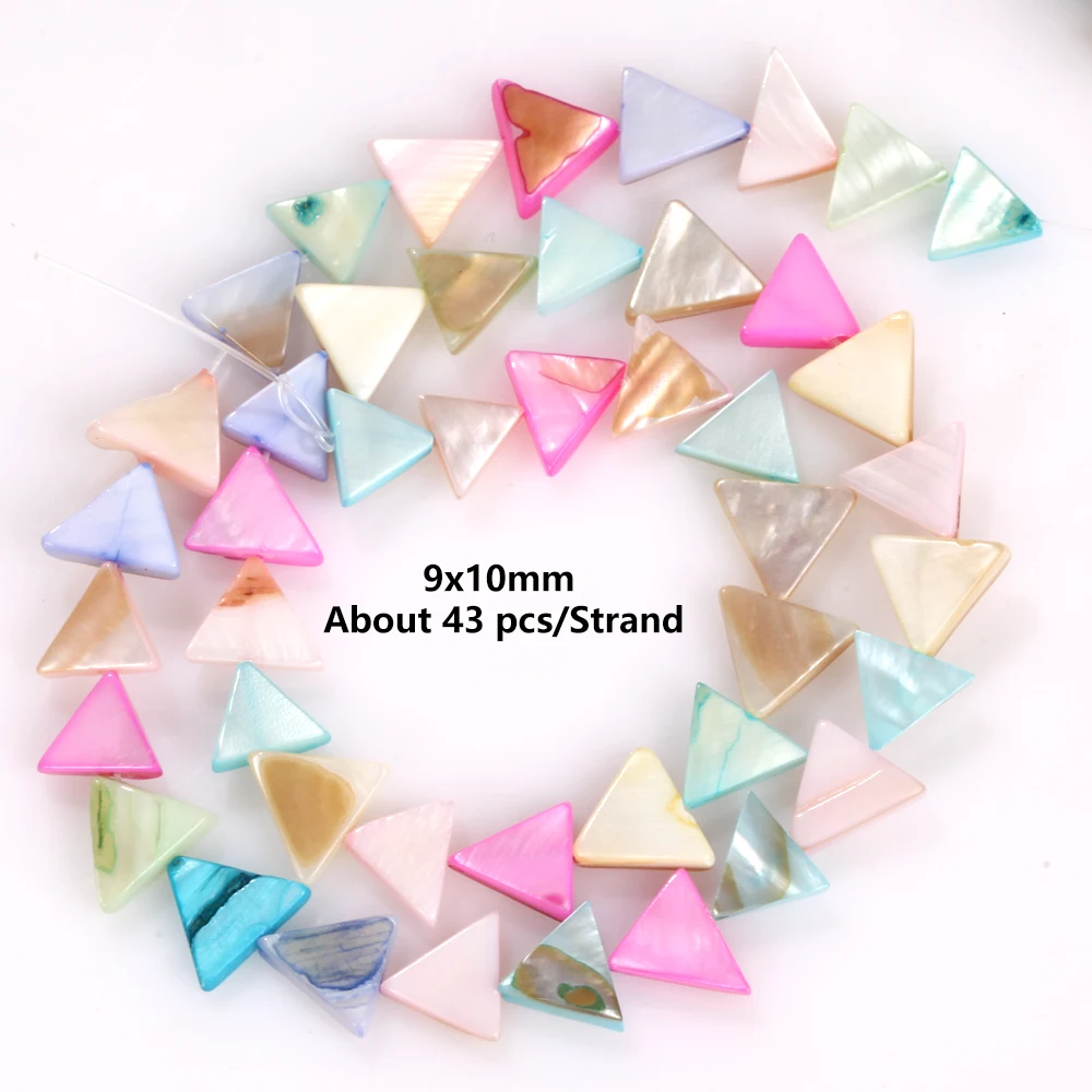 Natürliche Muschelperlen Macaron Love Hreat Flower Fish Cube Flache runde lose Distanzperlen Basteln für DIY Schmuck Armbandherstellung 15" – Detail 10