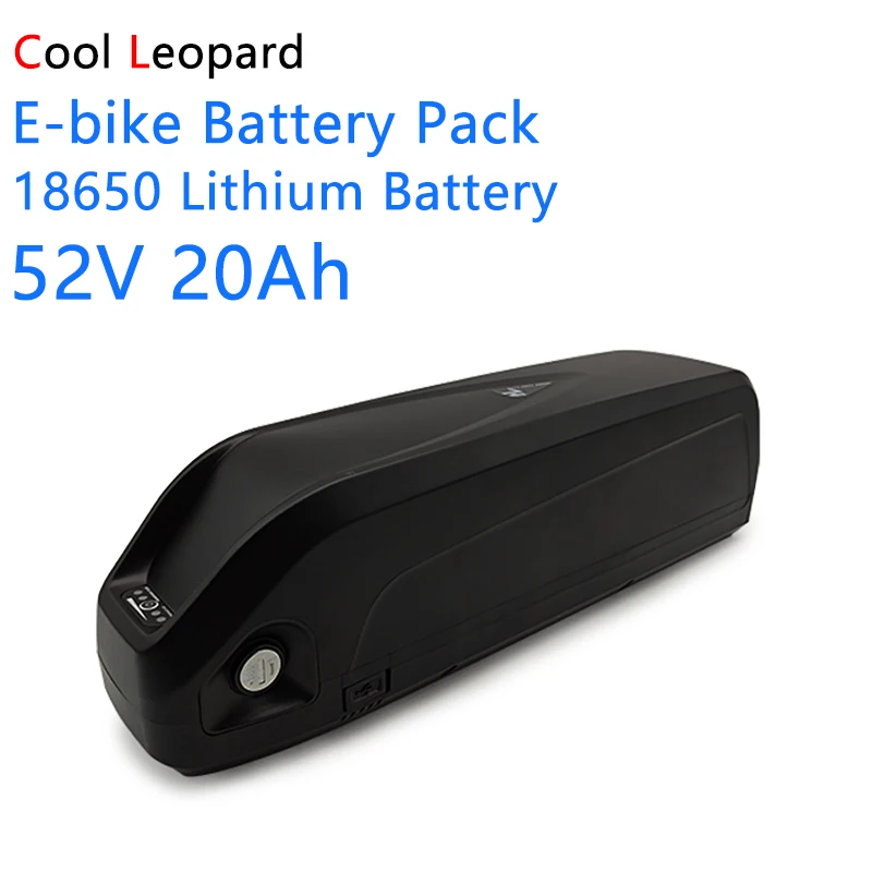 

New E-Bike 52V 20Ah Lithium Battery Pack,for Hailong High Powered Electric Mountain Bicycle 18650 Li-ion Battery Built-in BMS