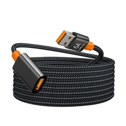 High - Speed USB 3.0 Extension Cable - 6A Female to Male Extender Cord, 1.5m/1m Lengths - 1.5m (USB Cable)