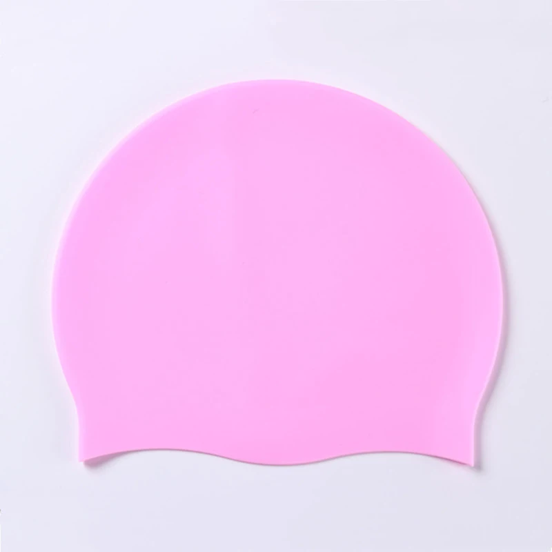 Silikon Welt Silikon Badekappe Männer Frauen Langes Haar Wasserdicht Farbe Sport Hohe Elastische Erwachsene Schwimmen Pool Hut Tauchen Hut – Detail 15