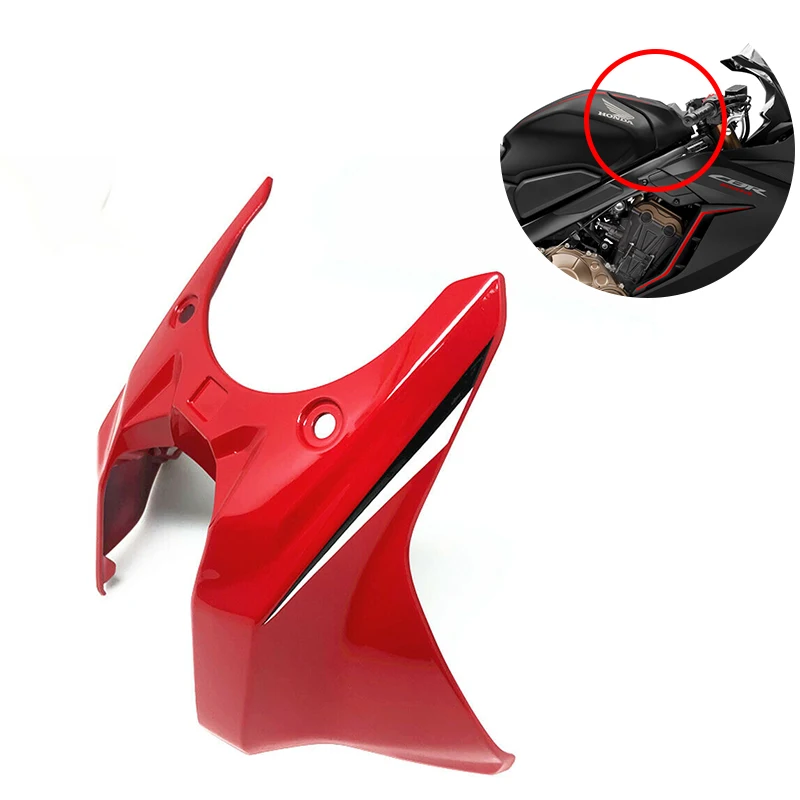 

Motorcycle Accessories ABS PLASTIC Front Tank Gas Cover Fairing Gloss Red For HONDA CBR CB 650R 2019 2020 2021