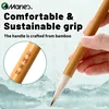 Marie's 3 pcs Jianhao Chinese Calligraphy Brush Set, Traditional Writing Watercolor Brush Ink Pen Kit for Small Regular Script, 3