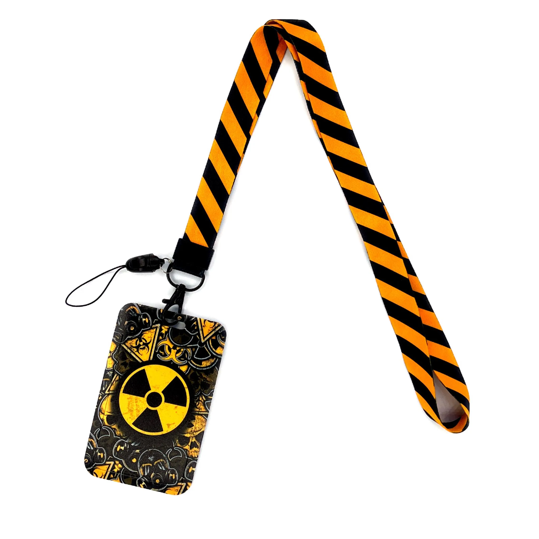 Versatile Card Holder Lanyard with Protective ID Badge and Credit Card Case