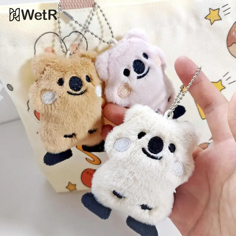 Carino Soffice Peluche Koala Portachiavi Giocattolo Peluche Koala Bambola Portachiavi Zaino Borsa Ciondolo Ragazza Regali