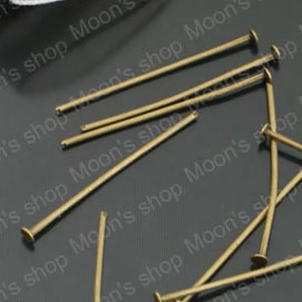 

(JM3779)Wholesale 18mm Antique Bronze T-shape Iron Pins & Needles Diy Fashion Findings 50g Roughly 550 pieces