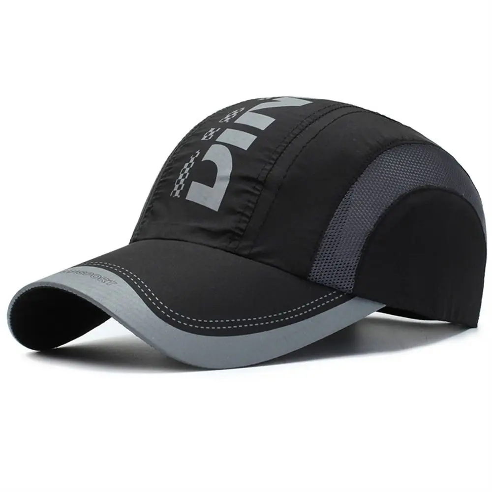 Breathable Quick Dry Cap Golf Cap Adjustable Waterproof Sports Hat Ultra-Thin Sun Protection Truck Hat Running