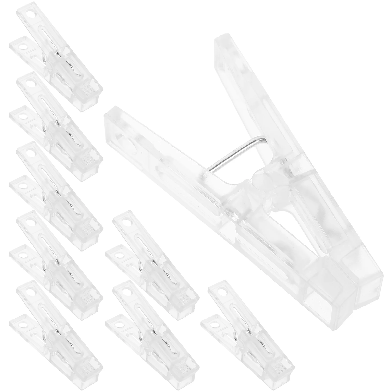 

10 PCS Windbreaker Clip Beach Towel Large Plastic Clothespins Abs Multifunctional