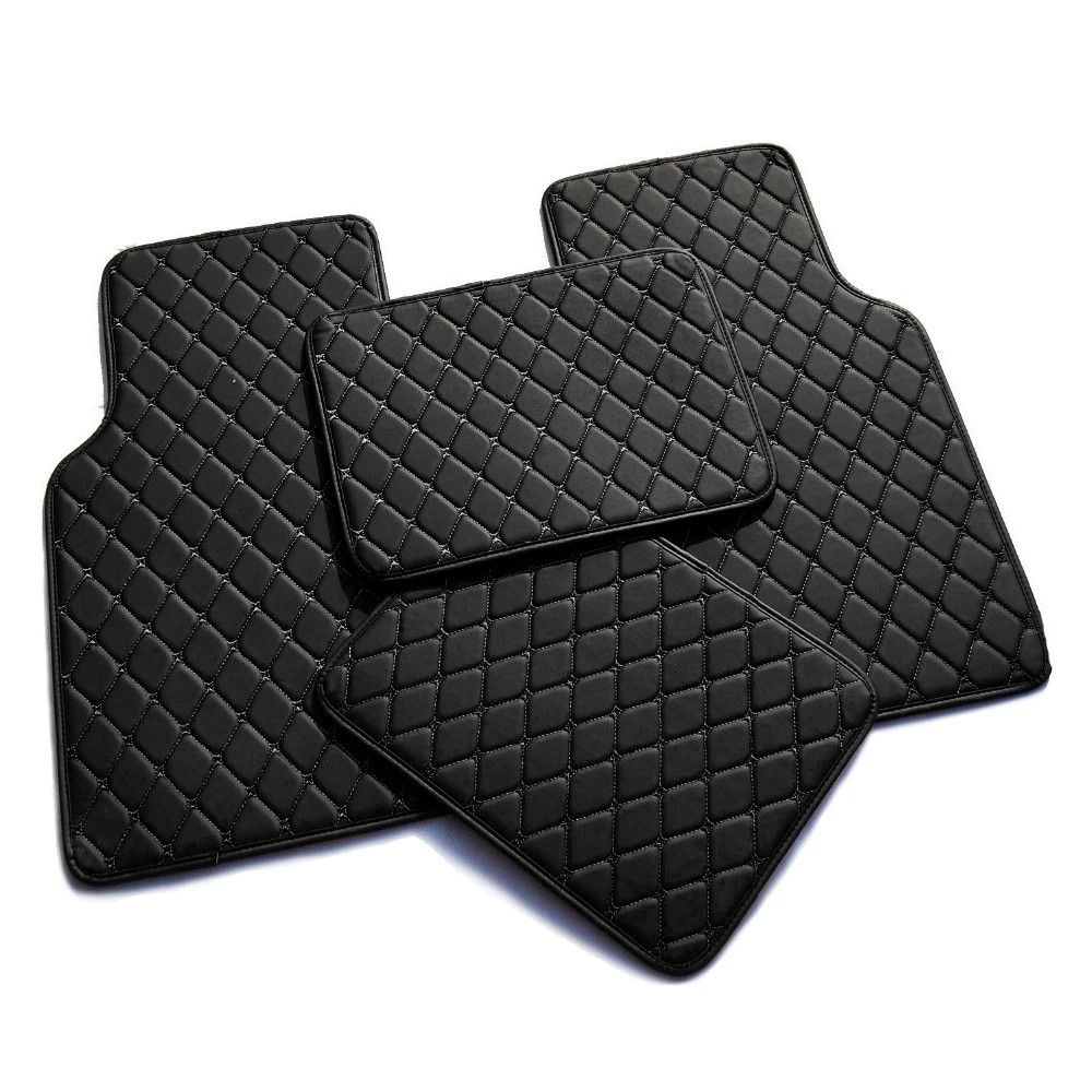 Pink Car Floor Mats For CITROEN C2 C3 C4 C5 C6 DS3 DS4 DS5 DS7 C-Elysee Xsara CX C1 C4 Full Set Universal Car Mats  accessories