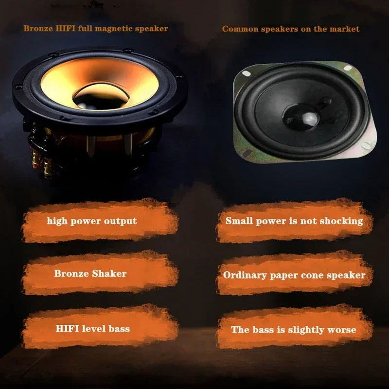 High-quality Bookshelf Type Heavy Bass Active Big Volume Bluetooth Universal Living Room Home Desktop Computer Speakers