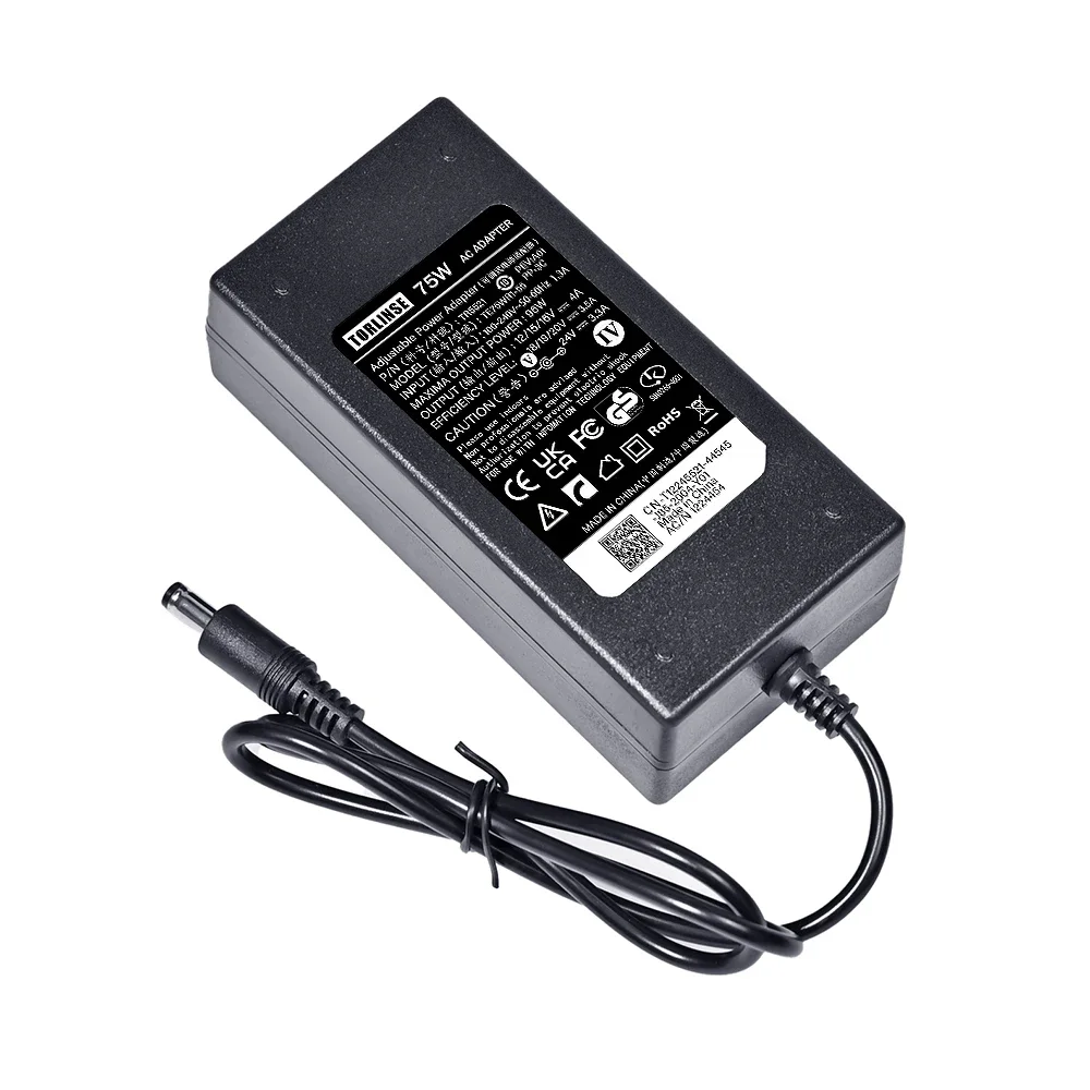 75W AC Laptop Power Adapter 12V 15V 16V 18V 19V 3.25A 20V 24V Charger