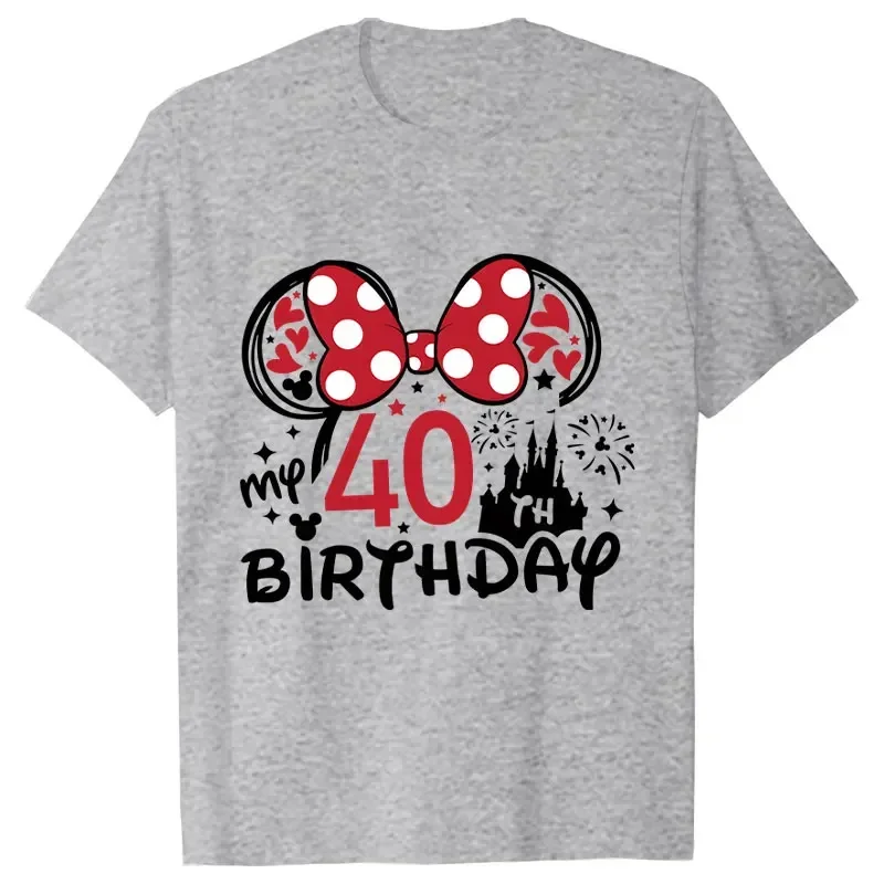 40th Minnie Mouse Birthday Onesie Minnie Mouse 40th Birthday Iron