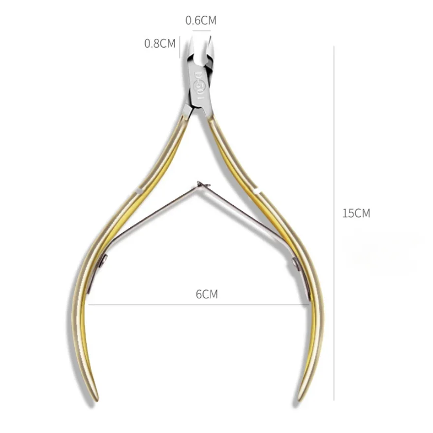 Professional Stainless Steel Cuticle Nail Nipper Clipper Nail Art Manicure Pedicure Care Trim Plier Cutter Beauty Scissors Tools 6