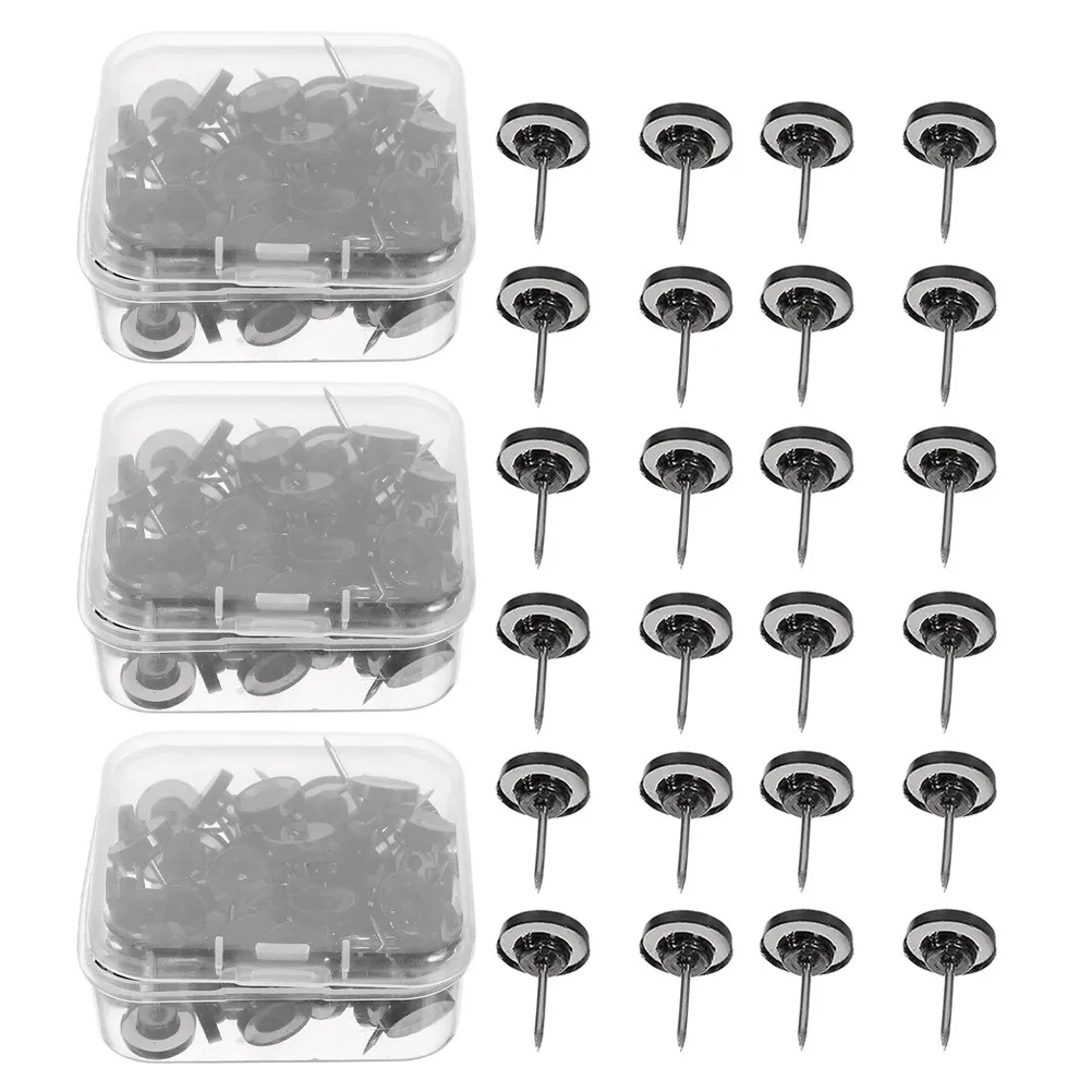 3박스 플랫 헤드 썸 탭 메탈 플라스틱 푸시핀, 게시판, 코르크보드, 사진 벽, 푸시핀, 사무실 썸 탭, 지도 표시용