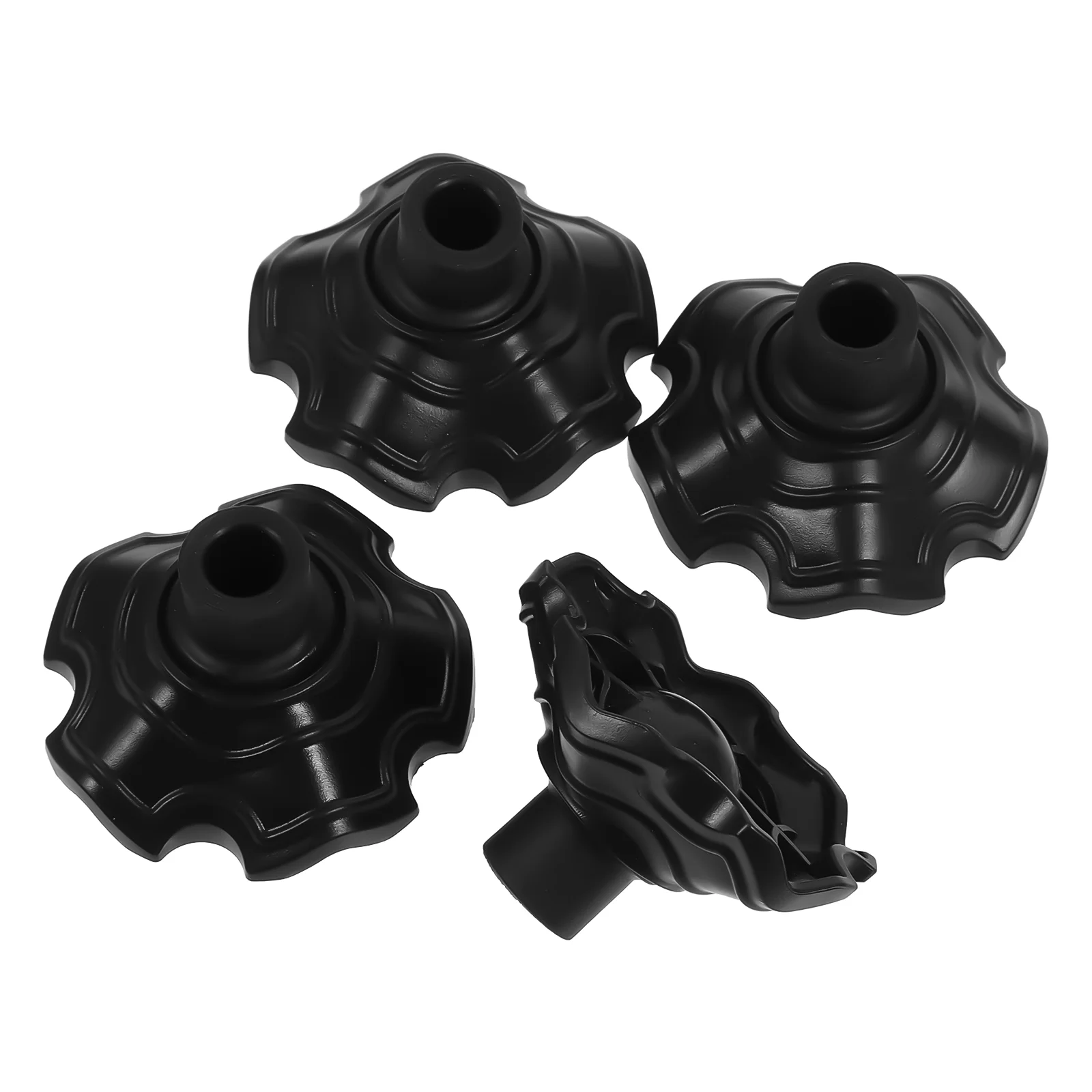 

4 Pcs Foldable Chairs for outside Car Floor Mats Moon Foot Cover Leg Caps Protectors Table Camping Furniture Toddler