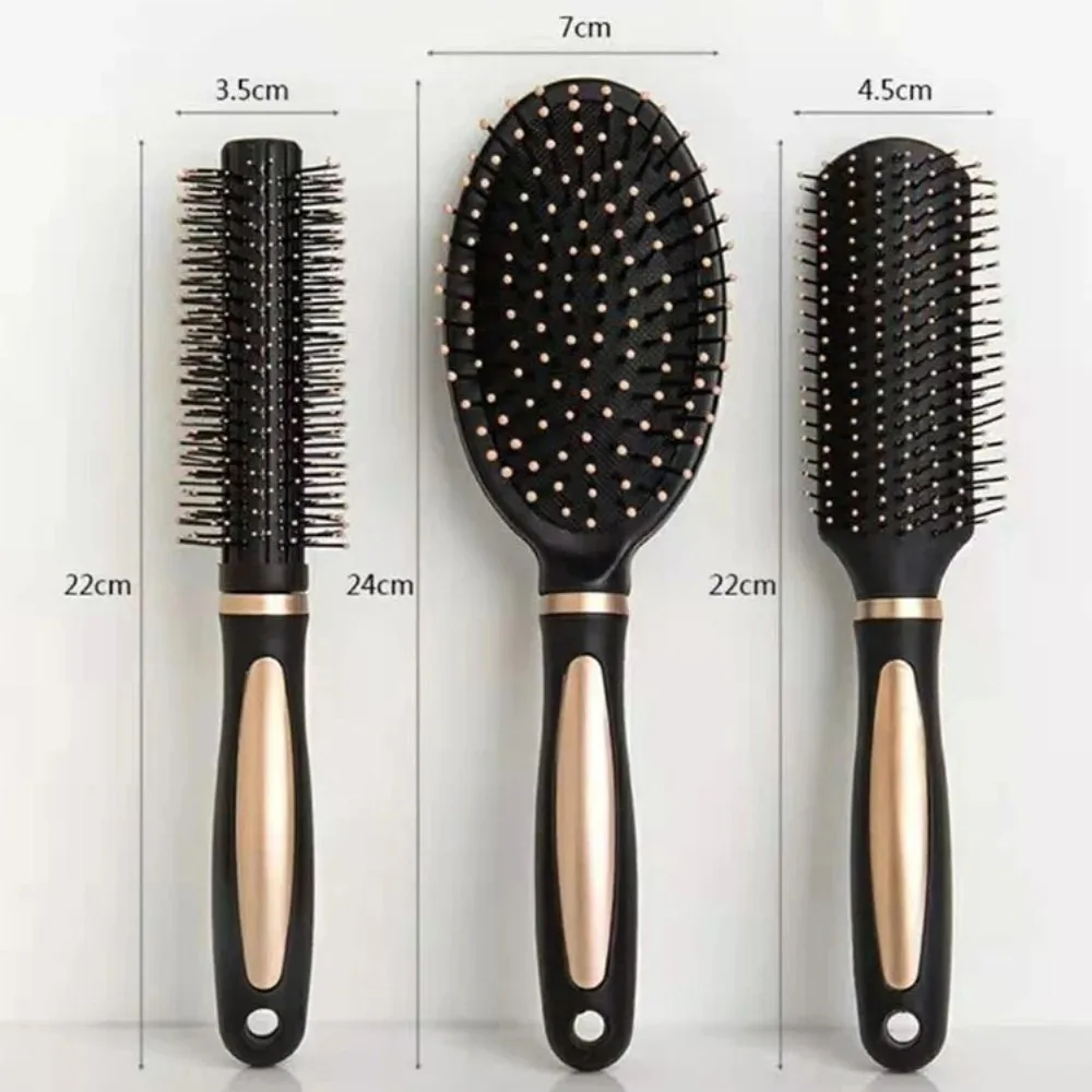 미용 정전기 방지 에어 쿠션 헤어 브러시 여자 헤어 두피 마사지 빗 여성 살롱 스타일링 도구에 대한 젖은 곱슬 머리 브러시