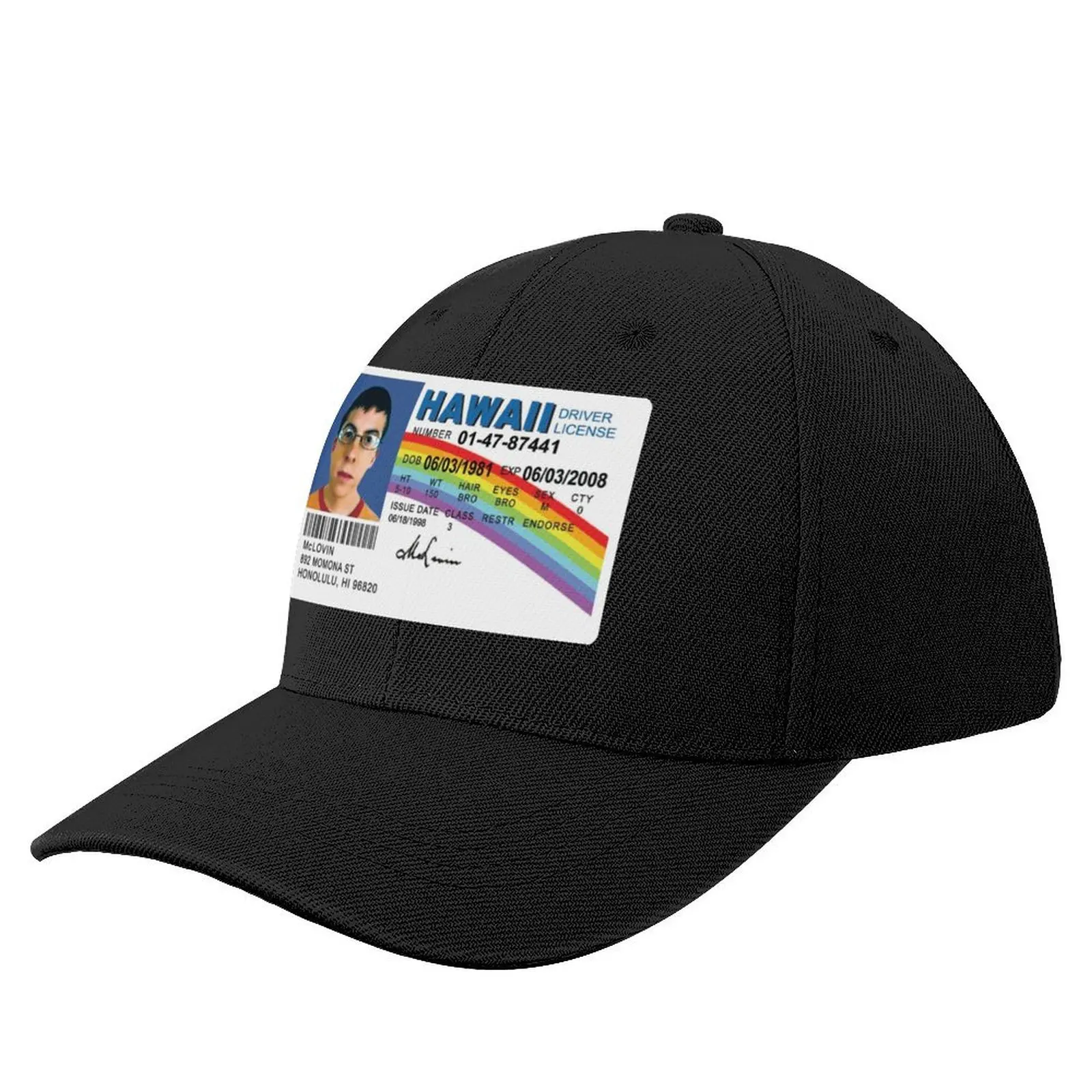 

McLOVIN Baseball Cap Custom Cap Fashion Beach Christmas Hat Bobble Hat Baseball Men Women's