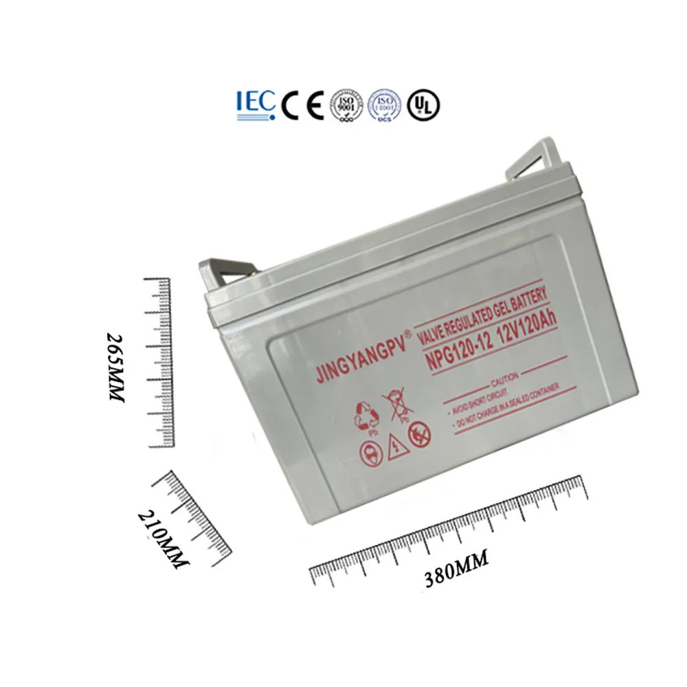 mobile Solar - Batterie 120Ah 12V AGM