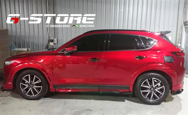 SLINGDA 4 Pièces Pour Mazda CX-5 CX-7 CX-8 57 Mm Capuchon Central De Roue De Voiture Avec Logo Capuchon De Moyeu Remplacement Poussière Jantes Couverture Auto Style