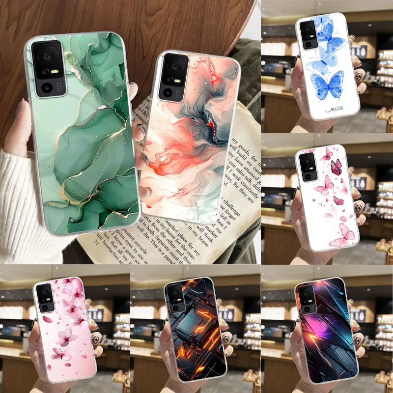 Luxury Transparent Silicone Shockproof Phone Case