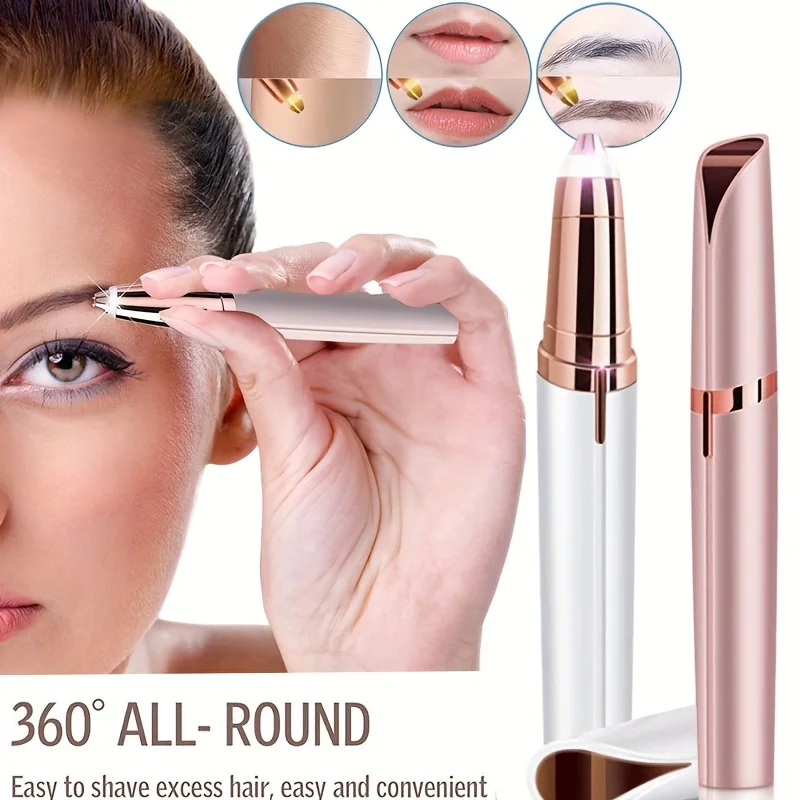 Eyebrow Trimmer Electric Eyebrow Trimmer USB Rechargeable Mini Electric Eyebrow Trimmer-Convenient and Easy Facial Beauty
