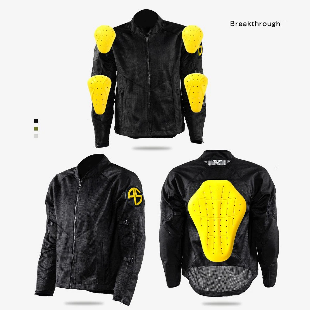 Motorcycle Jackets Motocross Racing Jacket Breathable Men Four Seasons Motorbike Riding Waterfroof  CE Protection XS