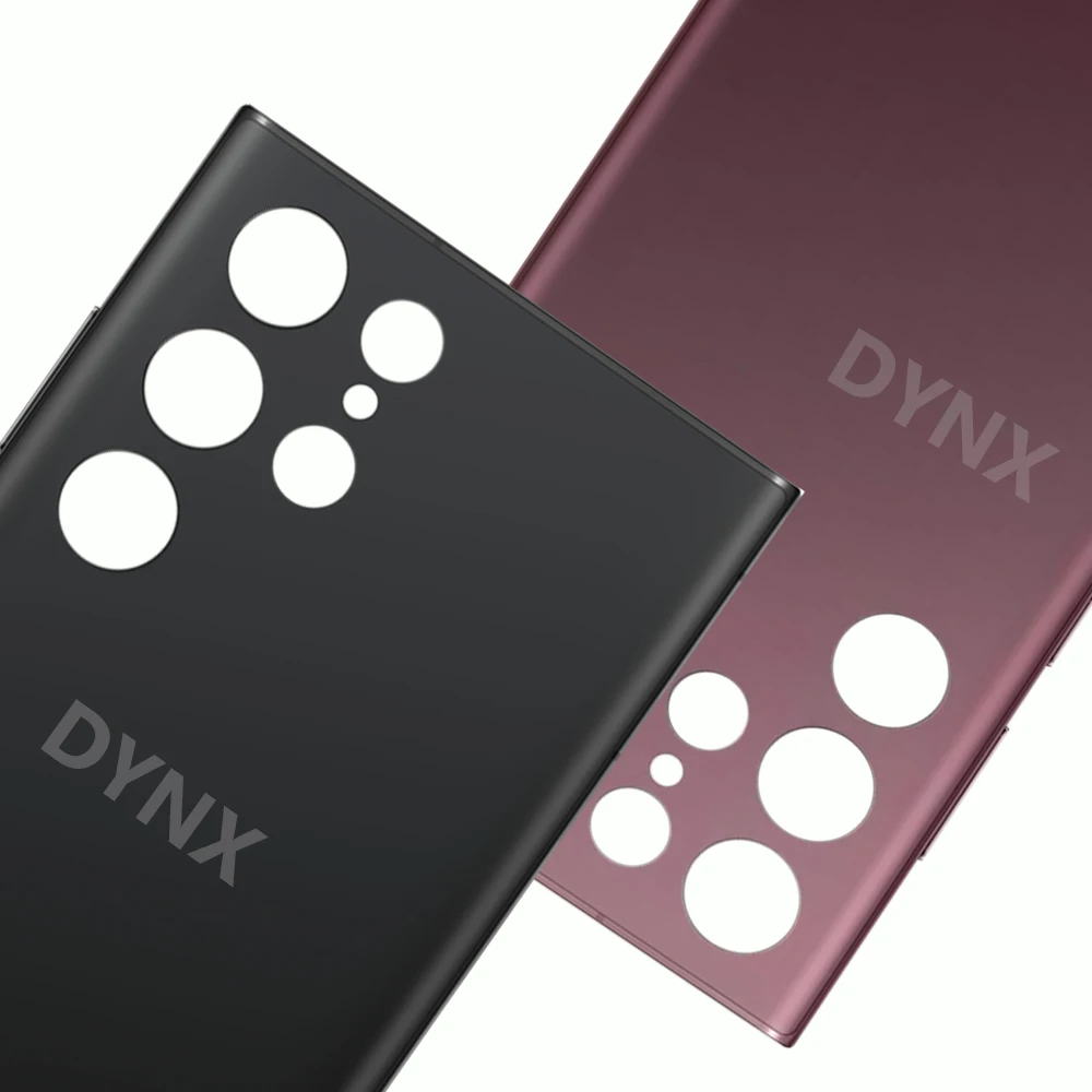 삼성 갤럭시 S22 울트라 후면 커버 배터리 백 커버 유리 패널 후면 도어 하우징 케이스 카메라 렌즈 교체용 S22U