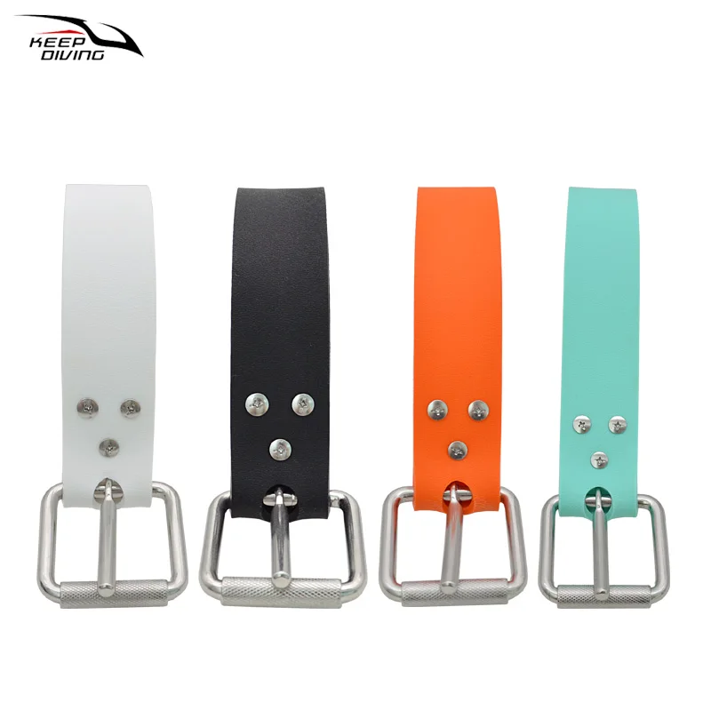 Freediving Silikon-Gewichtsgürtel mit 316er-Edelstahl-Schnalle, verstellbarer Bleiblock, tragendes Tauchgürtel-Zubehör – Detail 10