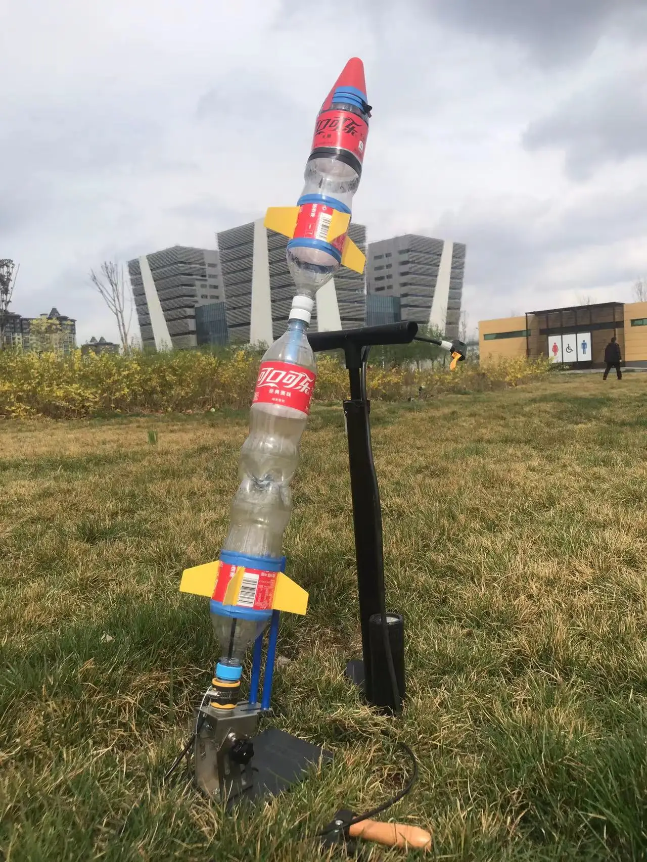 Profional Level Two Water Roet Kit with Separator And Parachute for Science Experiment Cetition Full Material Paage